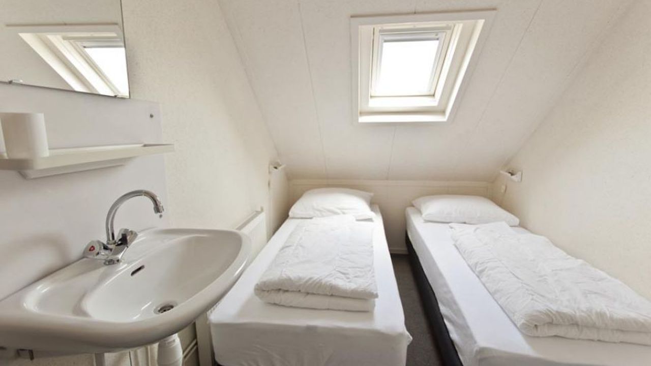 Slaapkamer van het appartement Zonnedauw op Terschelling